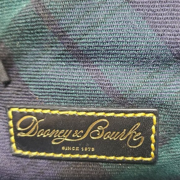 Dooney & Bourke Plaid Canvas & Leather Backpack With Tassel Accents main image 15